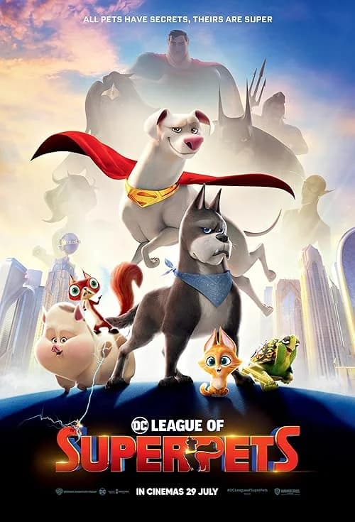 DC League of Super-Pets film posteri