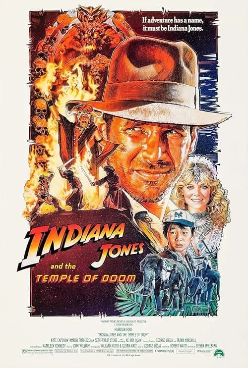 Indiana Jones and the Temple of Doom film posteri